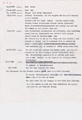 Josef Hasenson memories about First World War. 15/01/1971