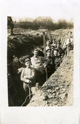 In the training trenches, Rifleman Barney Griew, Ongar 1915