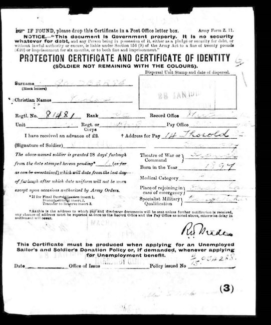 Identity Certificate