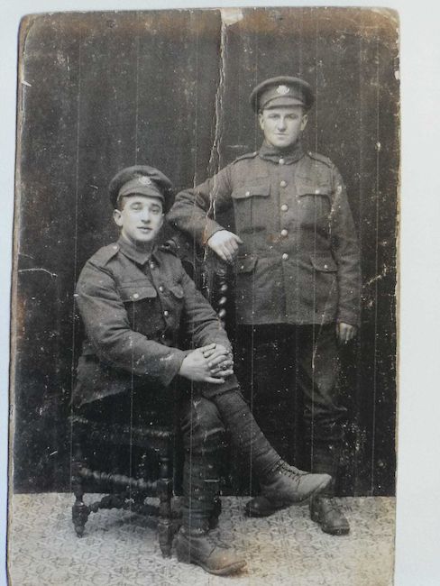 Mark in uniform (seated)