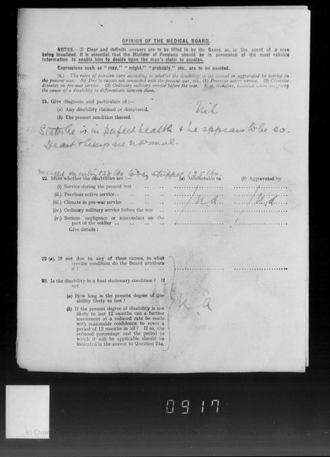 Military Record