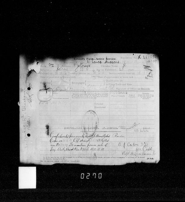 Military Record