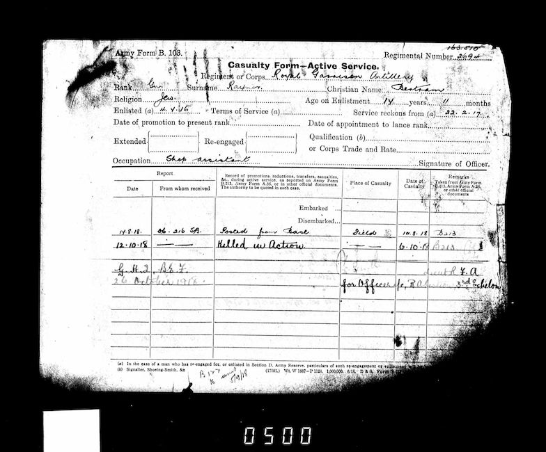 Military Record