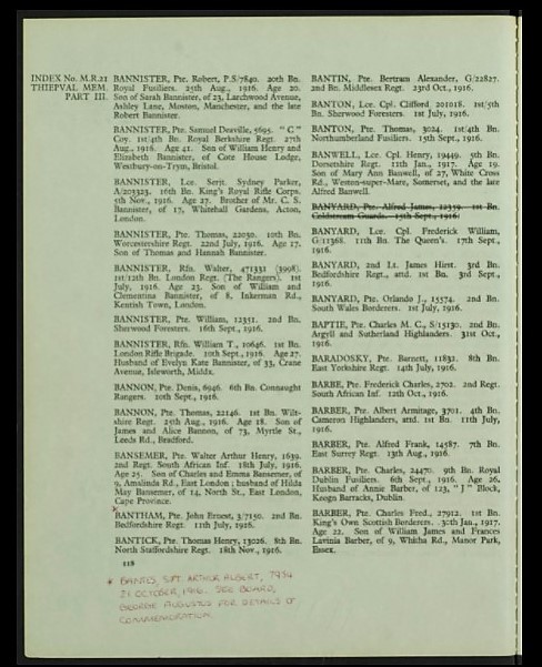 Grave Registration