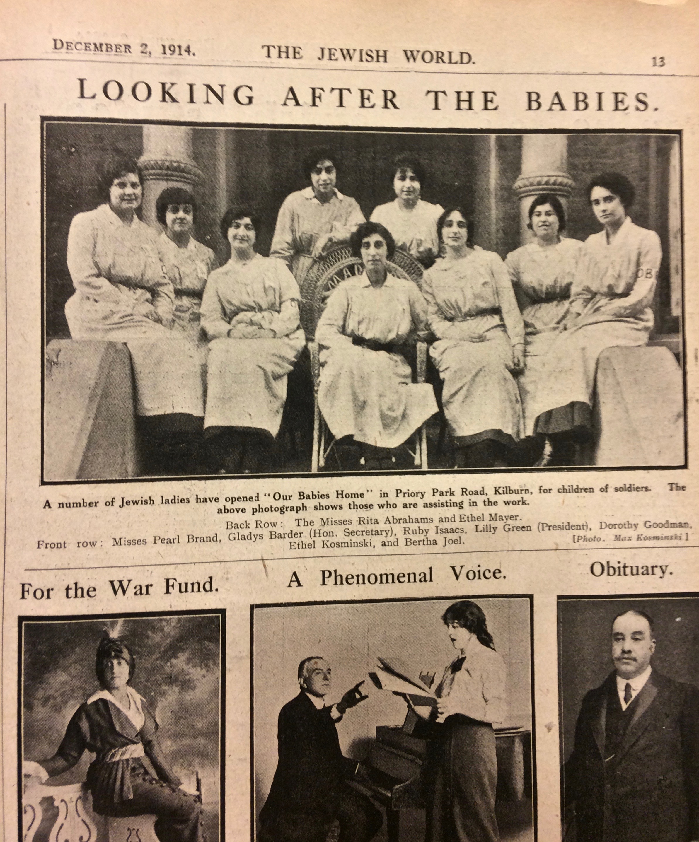 The Jewish World, 02/12/1914