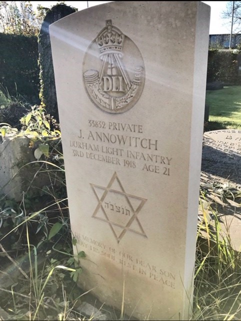 CWGC headstone, photo by Darren England