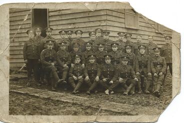 Syndey Cohen with his regiment