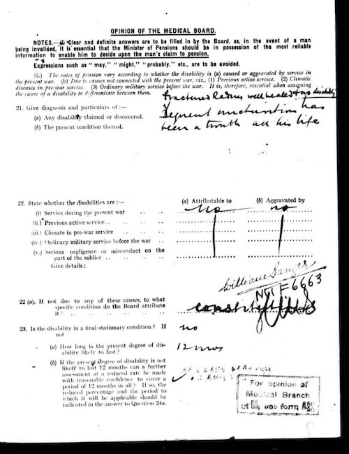 Military Record