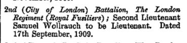 Military Record