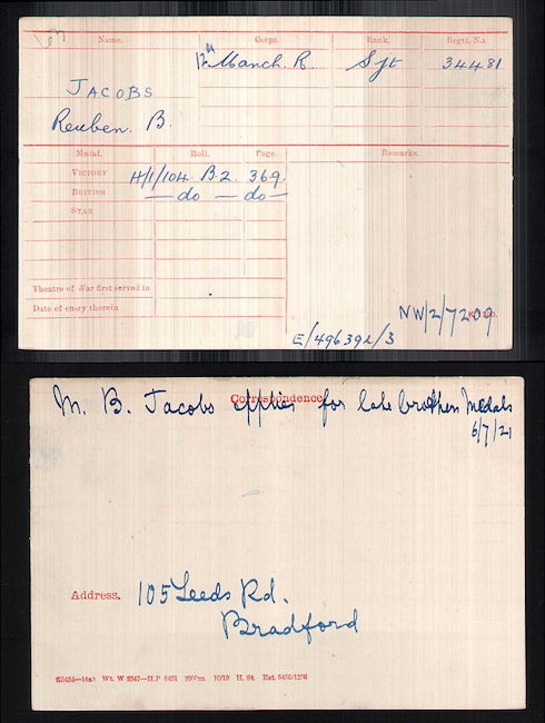 Medal Card