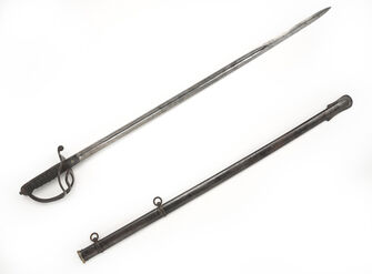 Frank's Cavalry sword held in National Army Museum