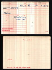 Morris' Medal Card