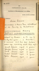 Naturalisation documents 