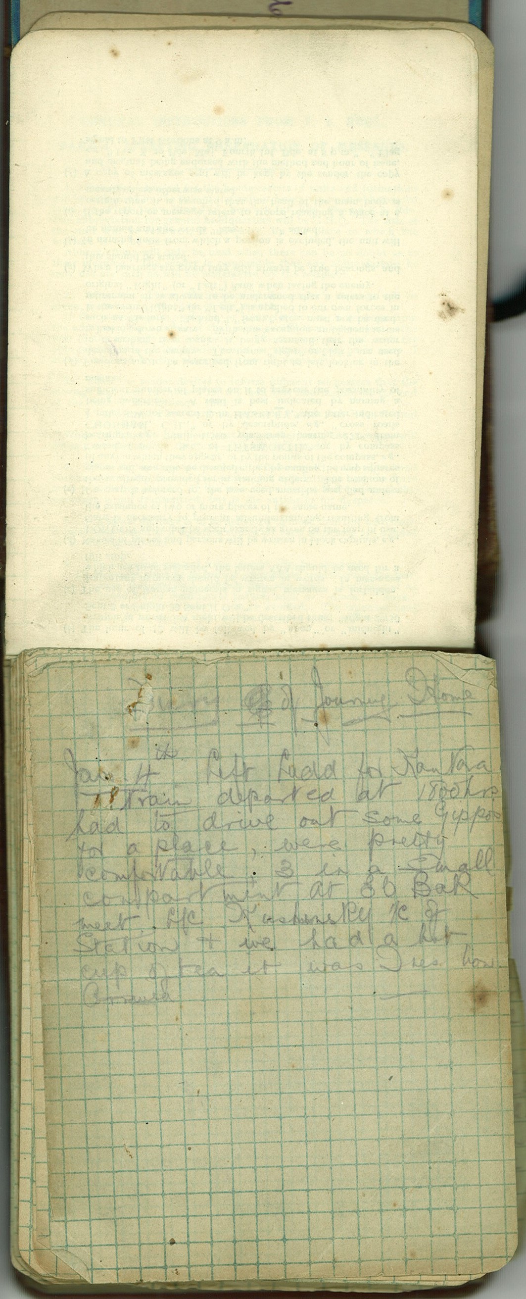 Diary of Journey Home - January 4th 1920