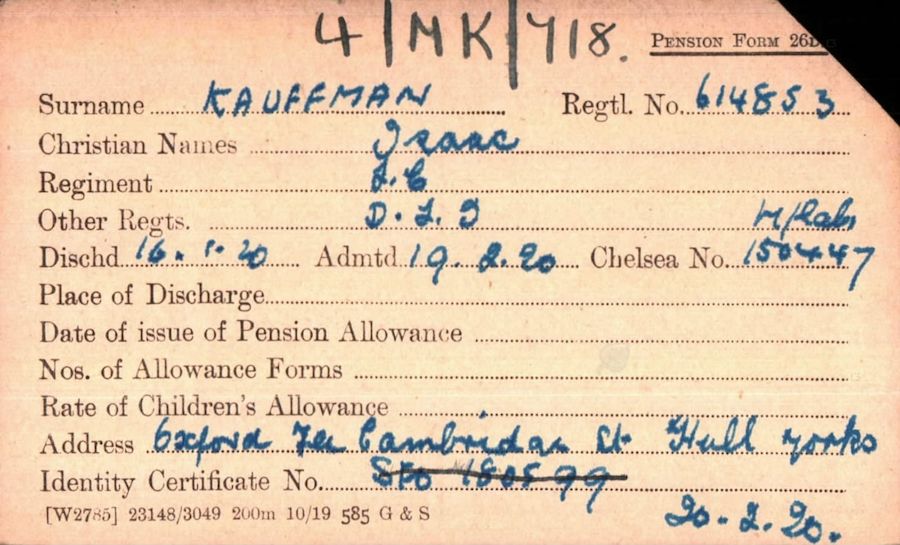 Military Record