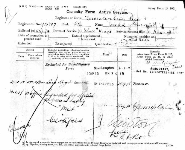 Service Record
