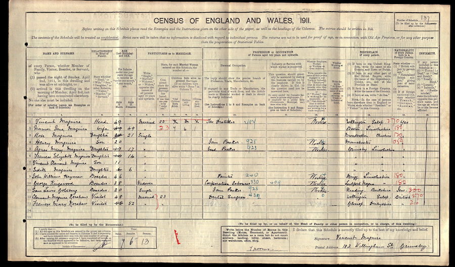 1911 Census