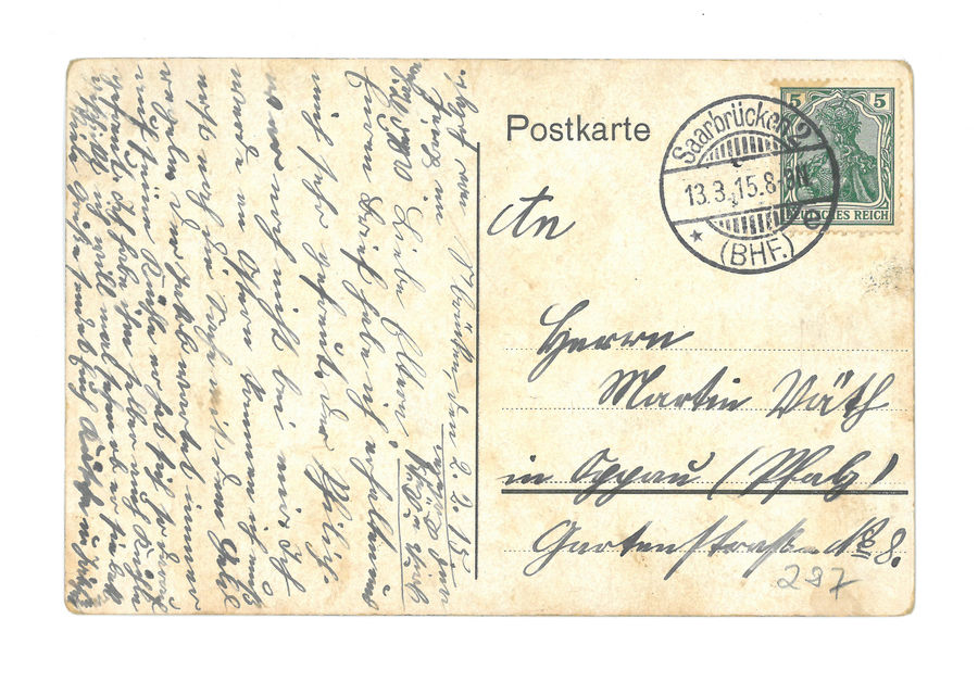 Image of Day of Atonement service, Franco-Prussian War,Metz 1870. Reverse