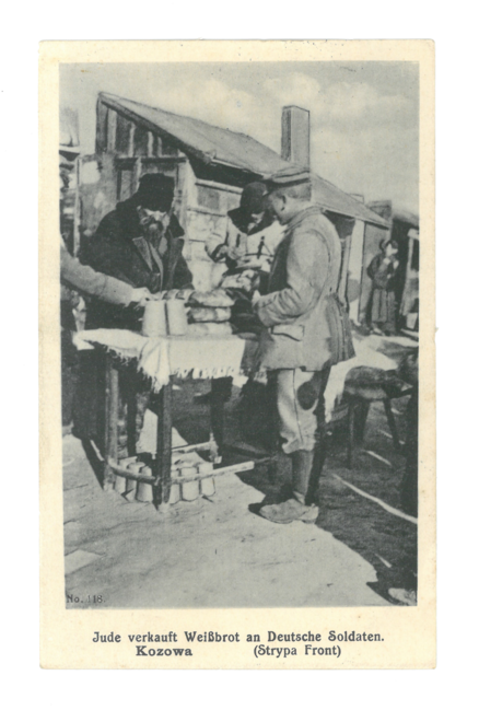 Jew selling bread to a German soldier