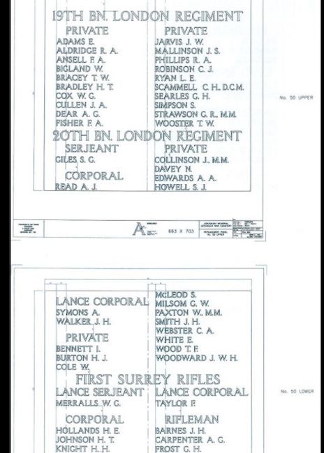 Memorial details