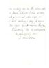 Second page of letter to Mr Mazin