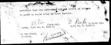Military Record