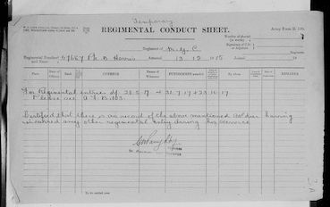 Military Record