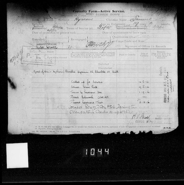 Military Record