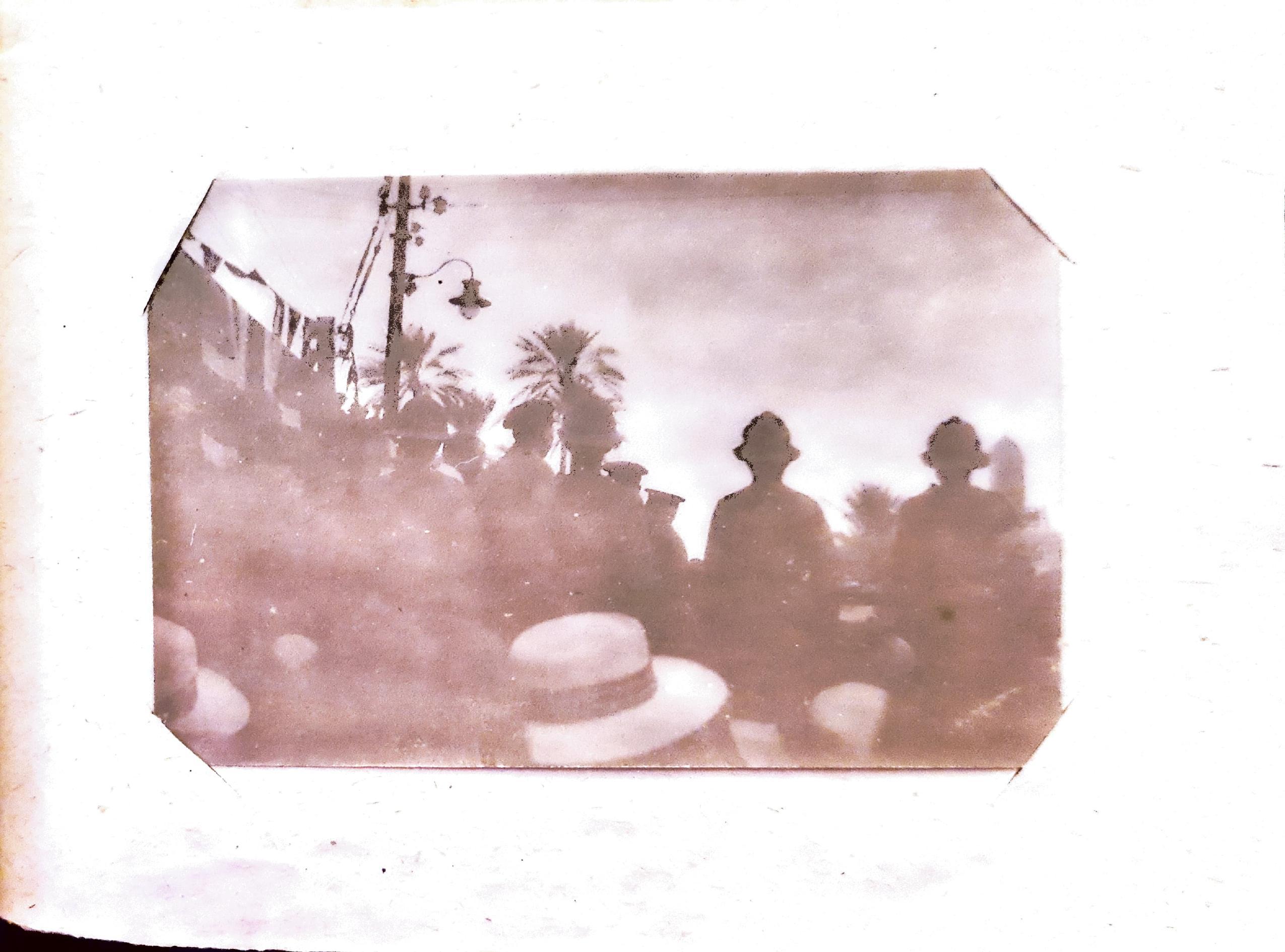 Scene at the reading of the Armistice terms with Turkey, Baghdad November 2nd 1918