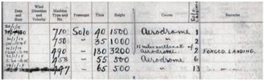 Flight logs