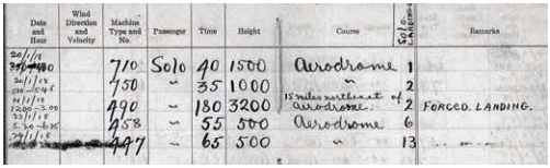 Flight logs