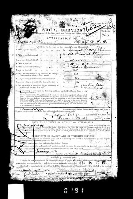 Military Record