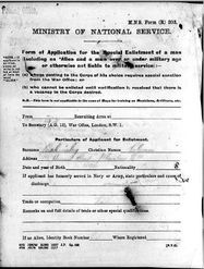 Ministry of National Service Cont.