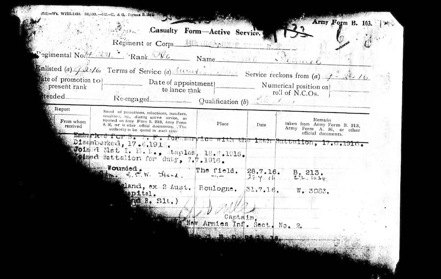 Military Record
