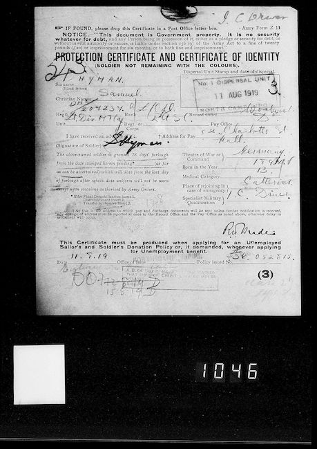 Military Record