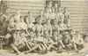Laurence with the men of the Pembroke Yeomanry in hut number 40 in 1916 taken at Sluch Camp Brecon