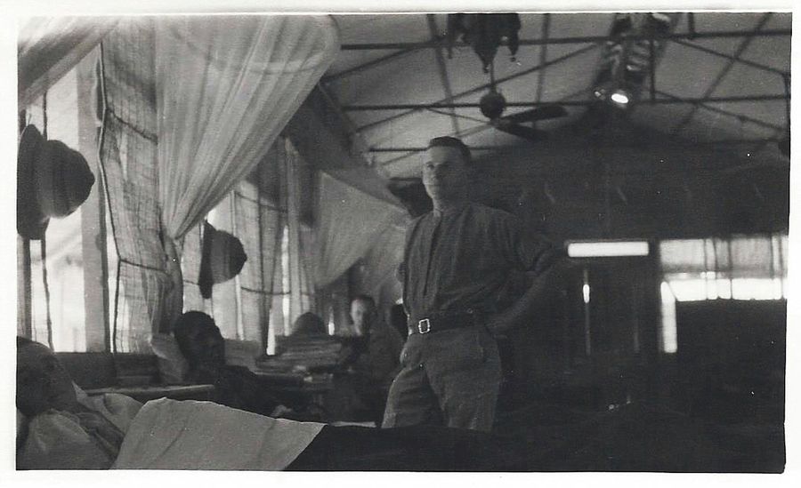 Hyman in the British General Hospital, Basra
