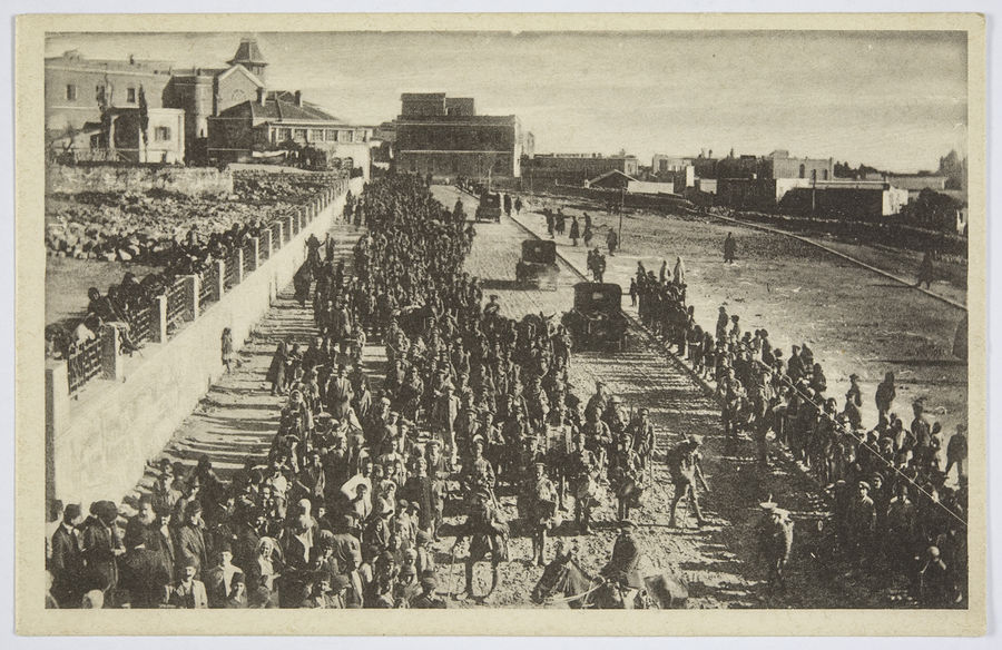 Collection of postcards recording the allies capture of Jerusalem and the visit to Jerusalem made by the Duke of Connaught. ©Jewish Museum London/Jewish Military Museum	