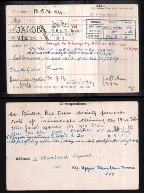 Medal card