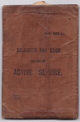 Private Harris' Pay Book