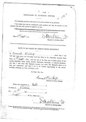 AIF Certificate of Attesting Officer