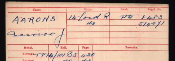 Maurice Joseph Aarons