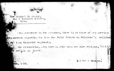 Reply to mother's letter
