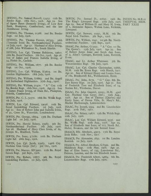 Military Record