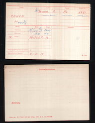 Medal index card