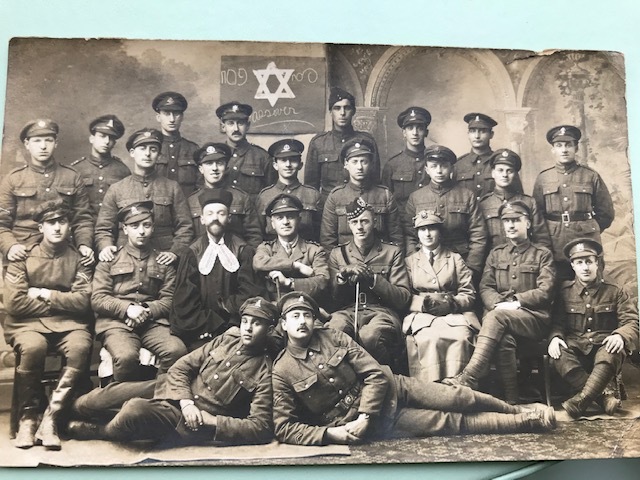 Pesach in uniform - Michael is second from back row, two in