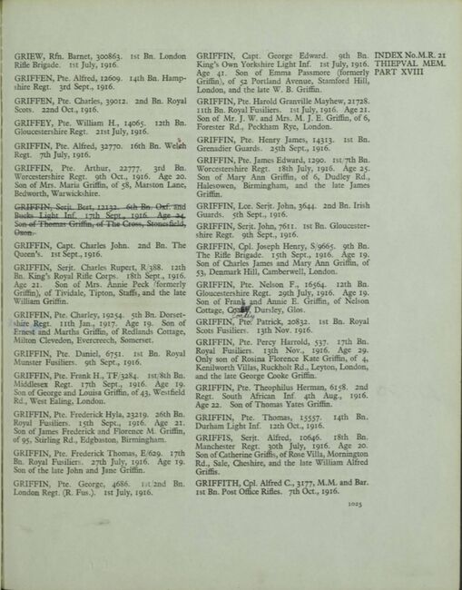 Military Record
