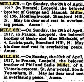 Remembered by his siblings