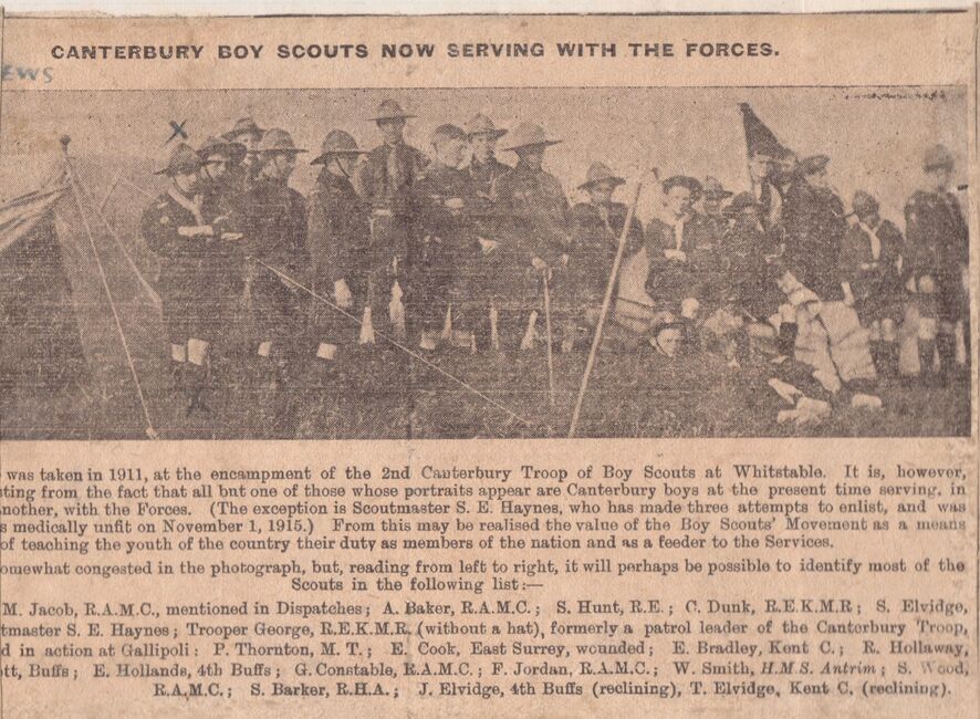 Whitstable Boy Scout Photo (1911)