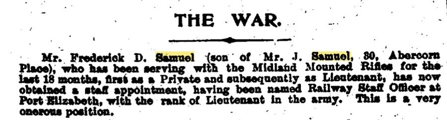 Military Record
